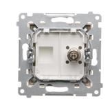 Simon 54 Gniazdo ekwipotencjalne pojedyncze złoty mat