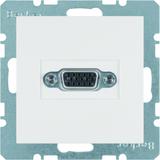 BERKER S.1/B.3/B.7 Gniazdo VGA biały 3315401909 HAGER