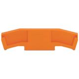 ścianka końcowa pomarańczowa