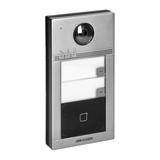 HIKVISION Stacja zewnętrzna II generacji 2-rodzinna WiFi/IP z szerokokątną kamerą 2Mpx i czytnikiem