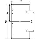 GS-S70130FS, Kanał podparapetowy symetryczny