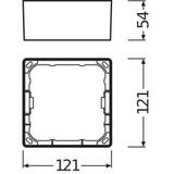 Ramka do montażu powierzchniowego Opraw DOWNLIGHT Slim SQ105 4058075079397 LEDVANCE