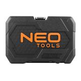 Klucze nasadowe, 1/4”, CrV, zestaw 46 szt.