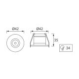 Oprawa dekoracyjna GOL LED C 1,6W MATCHR 4000K