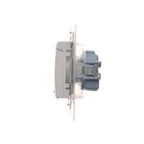 Simon 54 Gniazdo IP44 Z USZCZELKĄ 16A z. śrub. biały *Uszczelka do ramek S54 PREMIUM