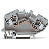 topJob złączka 2-przewodowa 10 mm2 jasnoszara