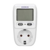 Watomierz kalkulator energii z wyświetlaczem LCD wersja Schuko OR-WAT-419(GS) ORNO