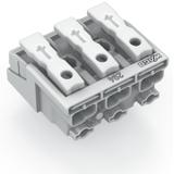 złączka zasilająca 3-biegunowa ze stopkami bez styku PE