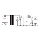 zasilacz 220V/12V DC 0,5A WAGO