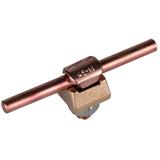 Zacisk KS, 1-częściowy M10, podkładka sprężysta, RG-Cu