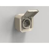 NOWE PLEXO - GNIAZDO 2P+Z ZACISKI AUTO KOMPLET NATYNKOWY 16 A - 250 V PIASKOWE 069776L LEGRAND