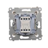 Simon 54 Łącznik krzyżowy 10A 250V szybkozłączka kremowy DW7.01/41 KONTAKT