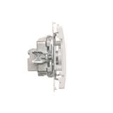 Simon Basic Gniazdo antenowe R-TV-SAT końcowe *Może być użyte jako gniazdo zakończeniowe do gniazd p