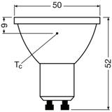 Lampa LED PAR16 DIM P 8W 827 GU10