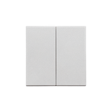 Simon 55 Klawisz podwójny do: SW5M SP2M Aluminium mat TKW5/143 KONTAKT