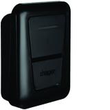 EVCS witty one 1x7kW 1f z gniazdem T2 RFID Bluetooth XVR107S HAGER