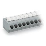 listwa zaciskowa do pł. drukowanych 8-bieg. szara raster 5 mm /30szt./ WAGO