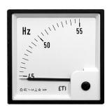 ZQ 48 Miernik częstotliwości (Hz) jednofazowy 48x48 – 90°