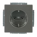 FUTURE Gniazdo wyrównania potencjałów (męskie)  aluminiowo srebrny