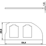 MPR2/2B, PŁYTKA MONTAŻOWA