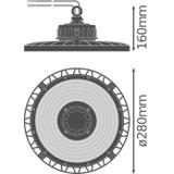 Oprawa HIGH BAY DALI 93W 4000K 110DEG IP65
