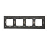 Simon 54 Nature Ramka 4-krotna Nature-Beton FUNDA MENTE IP20/IP44* (*IP44-należy zastosować zestaw uszczelek DUN4) DRN4/93 KONTAKT