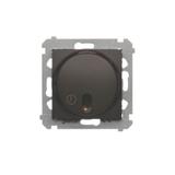 Simon 54 Łącznik z opóźnieniem wyłaczenia 20-500 W brąz mat