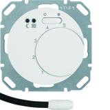 BERKER R.1/R.3 Regulator temperatury podłogi z stykiem zwiernym elementem centralnym LED biały 20342