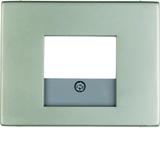 BERKER K.5 Płytka czołowa do gniazda głośnikowego i gniazda ładowania USB stal szlachetna 10357004 H