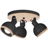 plafon (reflektorki) Oval Black 3xE27 MLP8659 Milagro