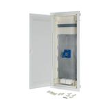 KLV-60HWM-W-F Rozdzielnica multimedialna podtynkowa G-K IP30 1x14 płaska drzwi wifi 302424 EATON