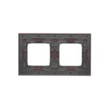 Simon 54 Nature Ramka 2-krotna Nature-Szkło KUSZĄCA ŚLIWKA IP20/IP44* (*IP44-należy zastosować zestaw uszczelek DUN2) DRN2/89 KONTAKT
