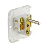 GNBP250 Gniazdo n/t pojedyncze białe 2P+Z 250V 16A 51.801 OPATÓWEK