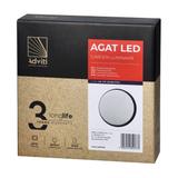 AGAT LED 10W, oprawa ogrodowa, 800lm, IP54, 4000K, czarna AD-OP-6111BLPM4 ORNO