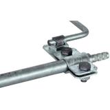 Zacisk do uziomów fi 20 mm i drutu 7-10 mm, St/tZn