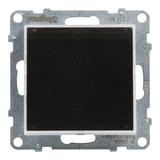 SUNO - Przycisk pojedynczy z podświetleniem - 6 A - 250 V~ - zaciski automatyczne, Czarny, Legrand