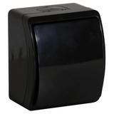 Łącznik jednobiegunowy n/t AQUATIC IP44 czarny 10 szt. OR-OE-7100/B/10 ORNO