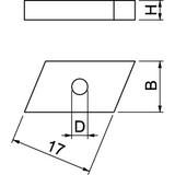 CL20SN M4 ZL Nakrętka ślizgowa