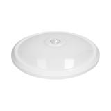 ZONDA LED 12W, plafon z czujnikiem ruchu, 800lm, IP20, 4000K, poliwęglan mleczny, biały AD-PL-349WLPMR4 ORNO