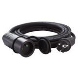 PRZEDŁUŻACZ GUMOWY 1X2P+Z IP44 - 10M - CZARNY, Legrand