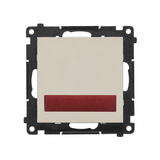 Simon 55 Sygnalizator świetlny LED światło czerwone 230V kaszmirowy TESS2.01/142
