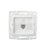 LOGI 02-1390-002 bi Gniazdo komputerowe pojedyncze RJ45Cat 5e Jack LOGI 02-1390-002 bi kolor biały K