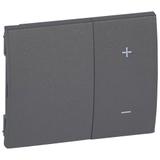 SISTENA LIFE PLAKIETKA CHOCO DO REGULATORÓW OŚWIETLENIA PRZYCISKOWYCH, Legrand