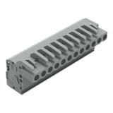 MCS-MIDI Classic gniazdo kątowe 12-bieg. szare raster 5 mm /25szt./ WAGO