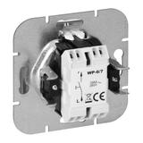 Przycisk dzwonek podtynkowy Pearl, 10A, 250V, WP-6/7P, srebrny