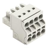 Gniazdo MCS‑MIDI Classic 4‑biegunowe jasnoszare raster 5mm 721‑2104/026‑000 /100szt./ WAGO