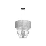lampa wisząca Almeria E27 srebrna MLP6437 Milagro