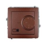 DECO Elektroniczny regulator temperatury z czujnikiem podpodłogowym brązowy metalik 9DRT-1 KARLIK