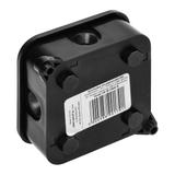 Puszka n/t ECO IP44 400V 4 dławnice gumowe 85x85x35mm czarny 60 szt. OR-JB-13806/B/60 ORNO