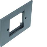 tehalit.VE-EE Płytka czołowa 1*50 do GBZ stal szary PA GBZWR17011 HAGER